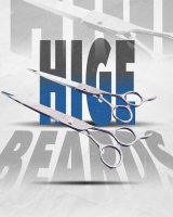 HIGE 平刃シザー - トリミングシザー （鋏）BEARDS